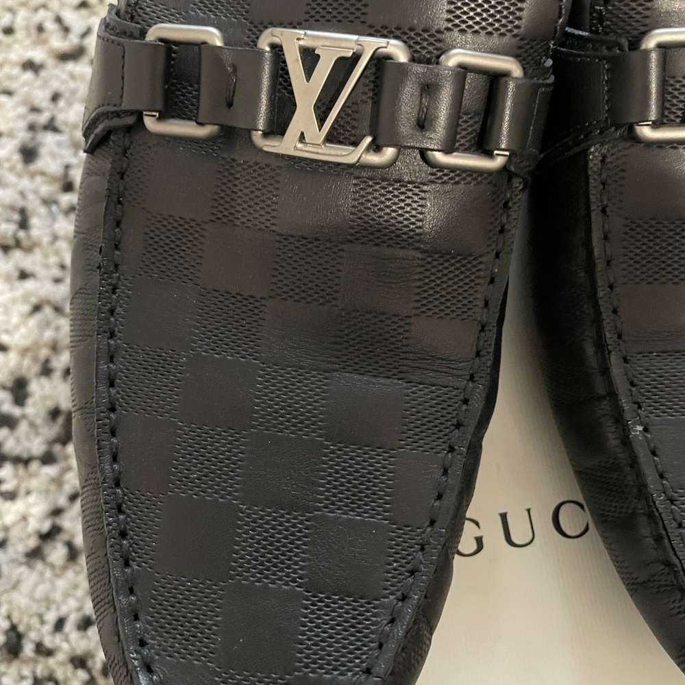 LOUIS VUITTON HOCKENHEIM MOCASSIN FOR MEN / 100% AUTHENTIC 9.5 UK/10-10.5